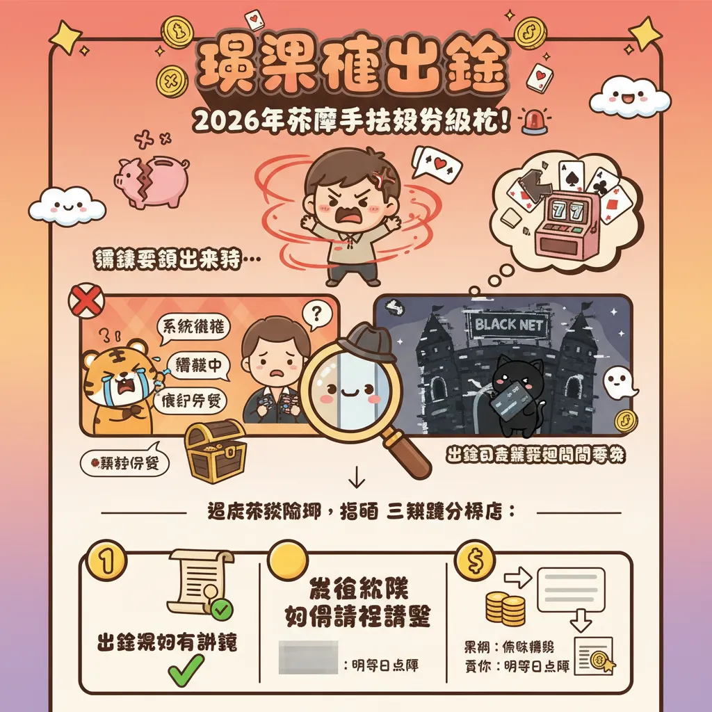娛樂城出金卡關？避開黑網詐欺的3個關鍵分析