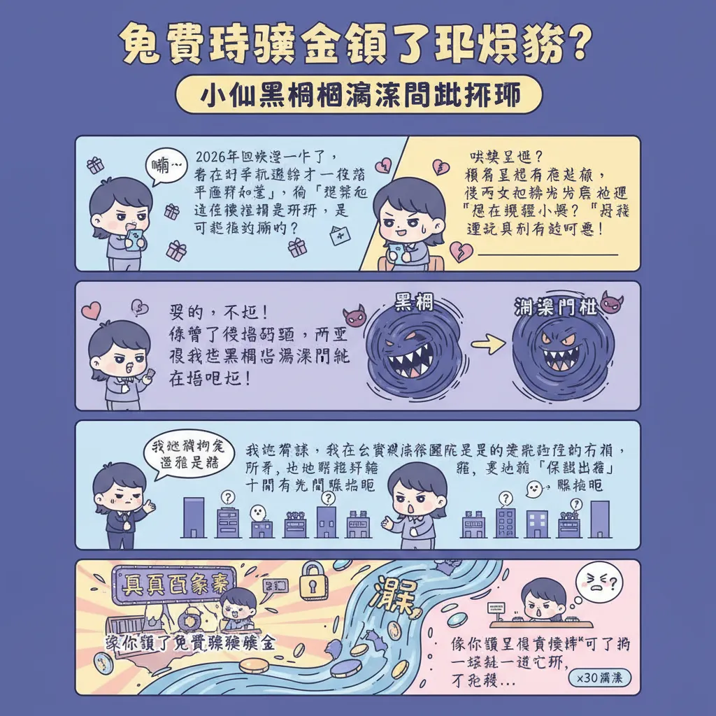 免費體驗金領了卻狂輸？小心黑網跟流水門檻陷阱