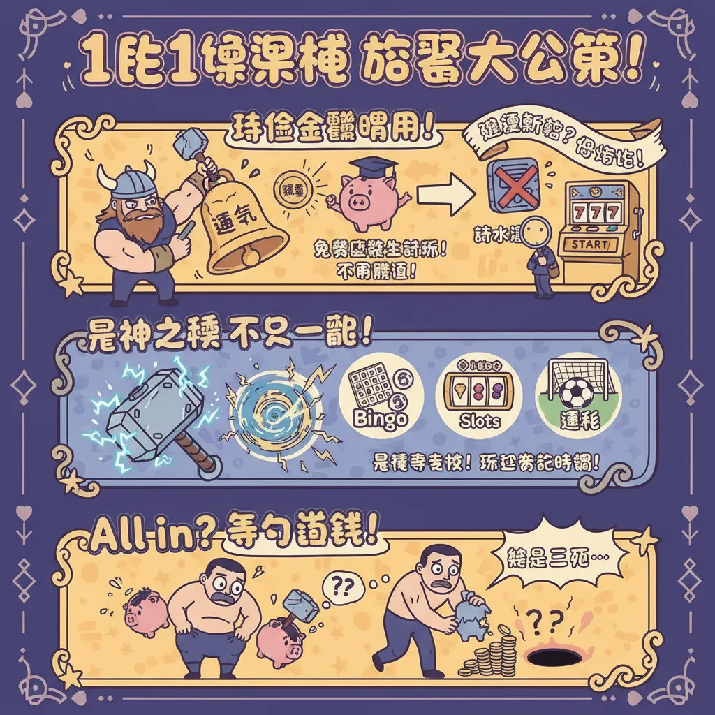 玩雷神之錘賺獎金？1比1娛樂城玩家必看體驗金攻略