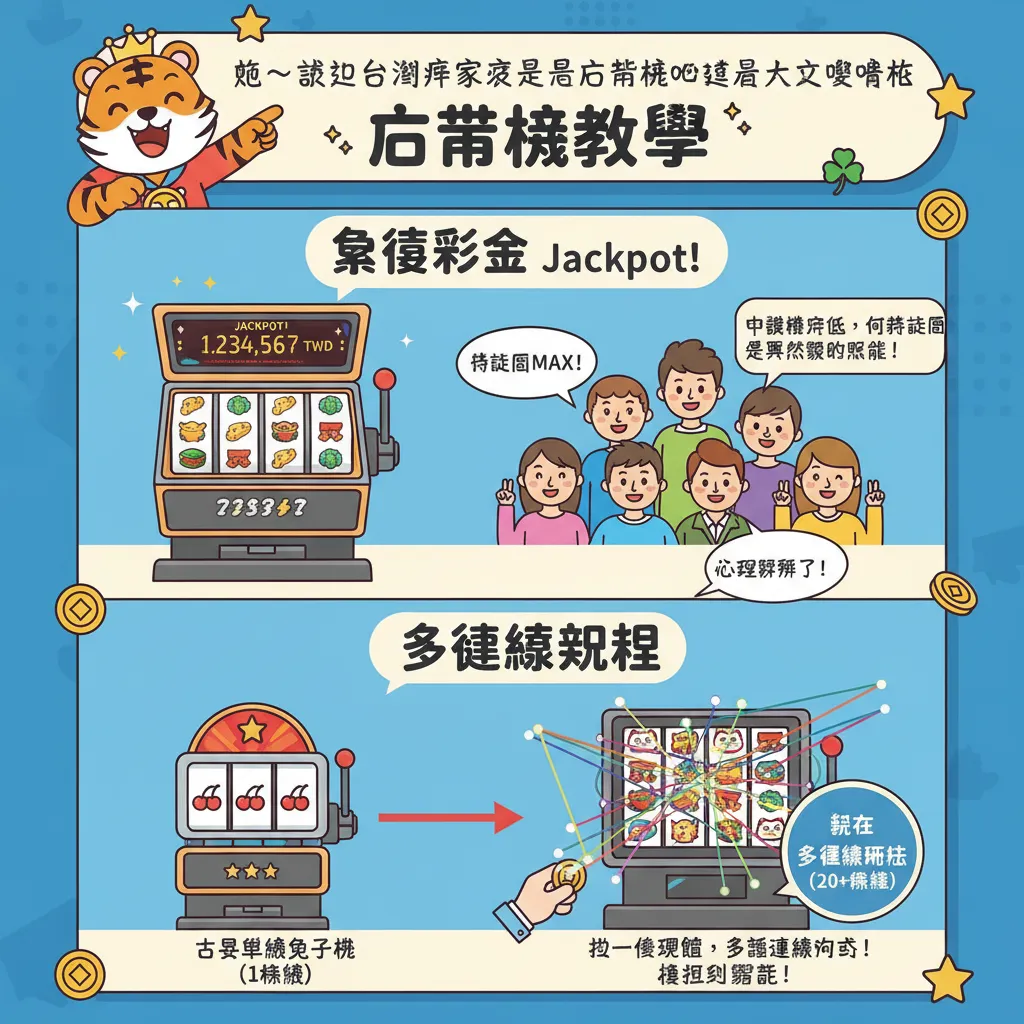 臺灣玩家最愛這幾款老虎機？連線規則與儲值技巧一次搞懂
